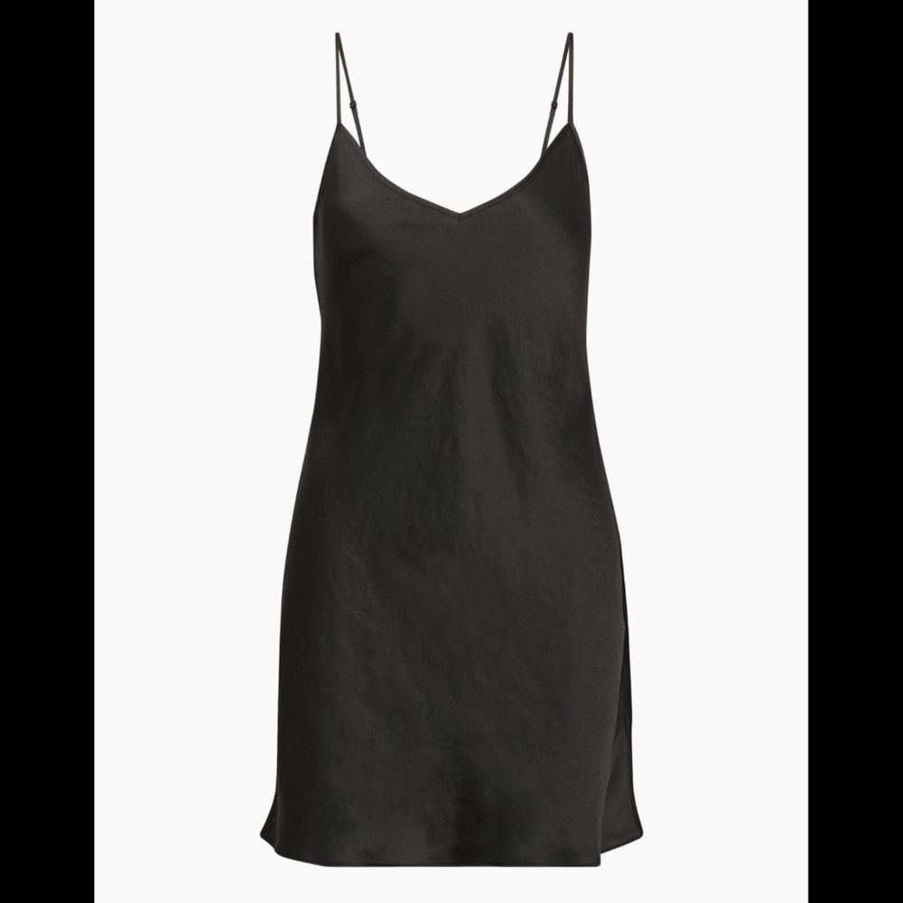 Aritzia Only Slip Dress XXS, black